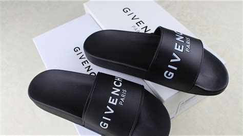 fake givenchy slides womens|givenchy slides white and black.